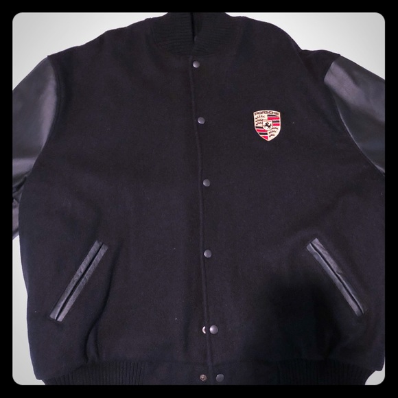 porsche letterman jacket